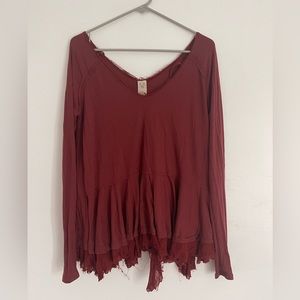 free people long sleeve top